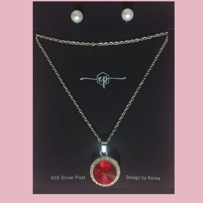 Dazzling-Crystal-Pendant-with-earrings