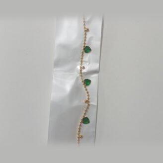 Elegant-Gold-Plated-Anklet-with-Green-Crystal-Stones-for-Women-pid-126