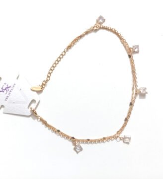 Gold-Plated-Anklet-with-White-Crystals-img-pid-127-imge