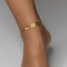 Gold-Plated-Leaf-Design-Anklet-images