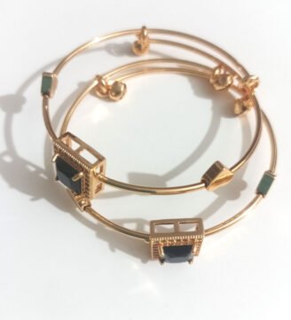 Golden-Black-Stone-Bracelet-Set-–-Bold-&-Elegant-Style