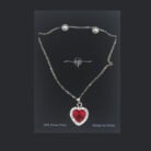 Red-Crystal-Drop-&-Pearl-Accent-Jewelry-Set-images