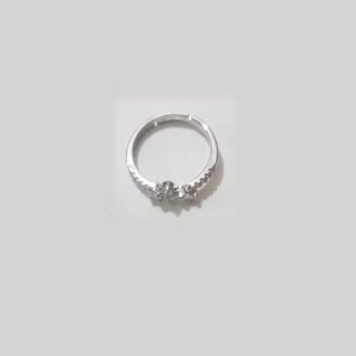 Sterling-Silver-Zircon-Three-Stone-Adjustable-Ring-pid-136