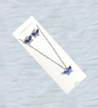 Blue-Butterfly-Jewelry-Set-saajworld