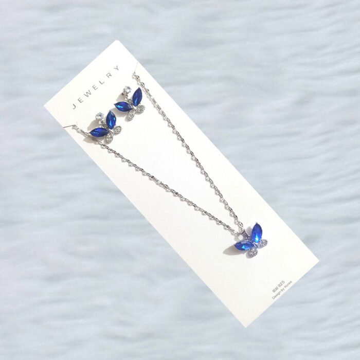 Blue-Butterfly-Jewelry-Set-saajworld Blue-Butterfly-Jewelry-Set-saajworld