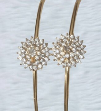 Elegant-Golden-Crystal-Charm-Bracelet-Set-image