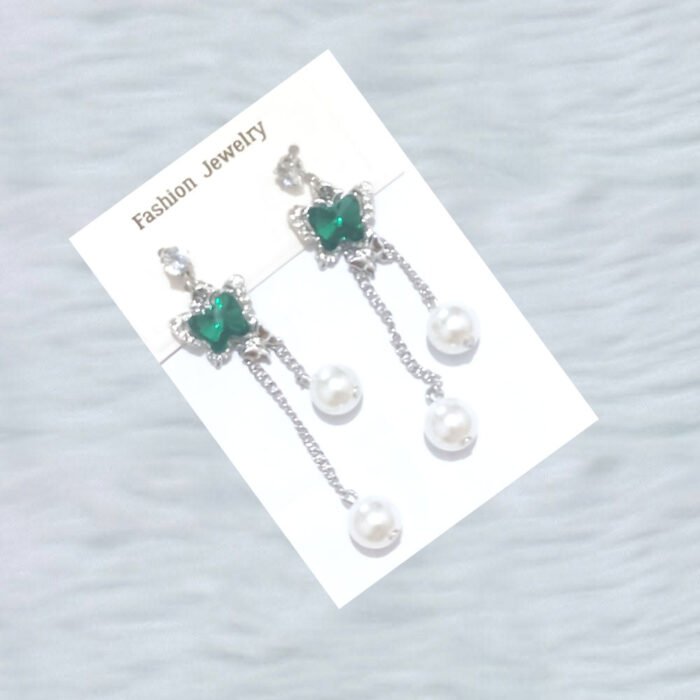 Silver-Tone-Zircon-Double-Band-Ring