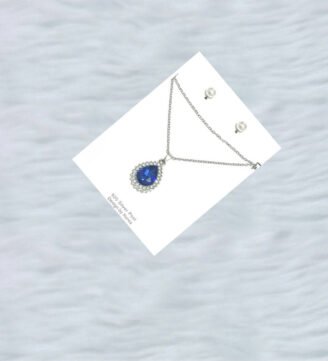 Updates-Elegant-Blue-Teardrop-Pendant-Necklace-with-Pearl-Stud-Earrings