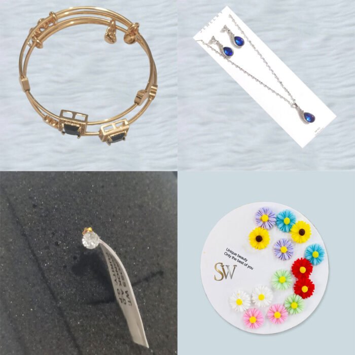 Necklace Bracelets Nosepin Earring Tops